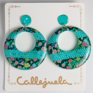 Pendientes de resina