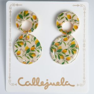 Pendientes de resina