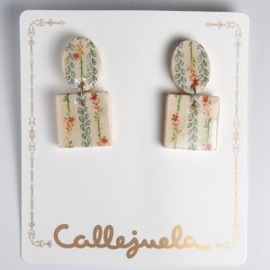 Pendientes de resina