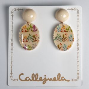 Pendientes de resina