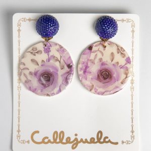 Pendientes de resina