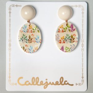 Pendientes de resina