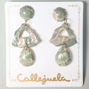 Pendientes de resina