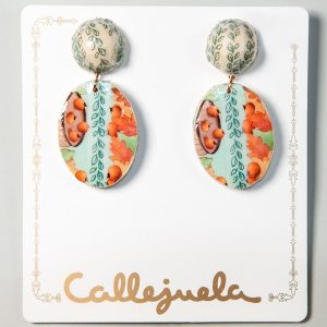 Pendientes de resina