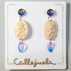 Pendientes de resina